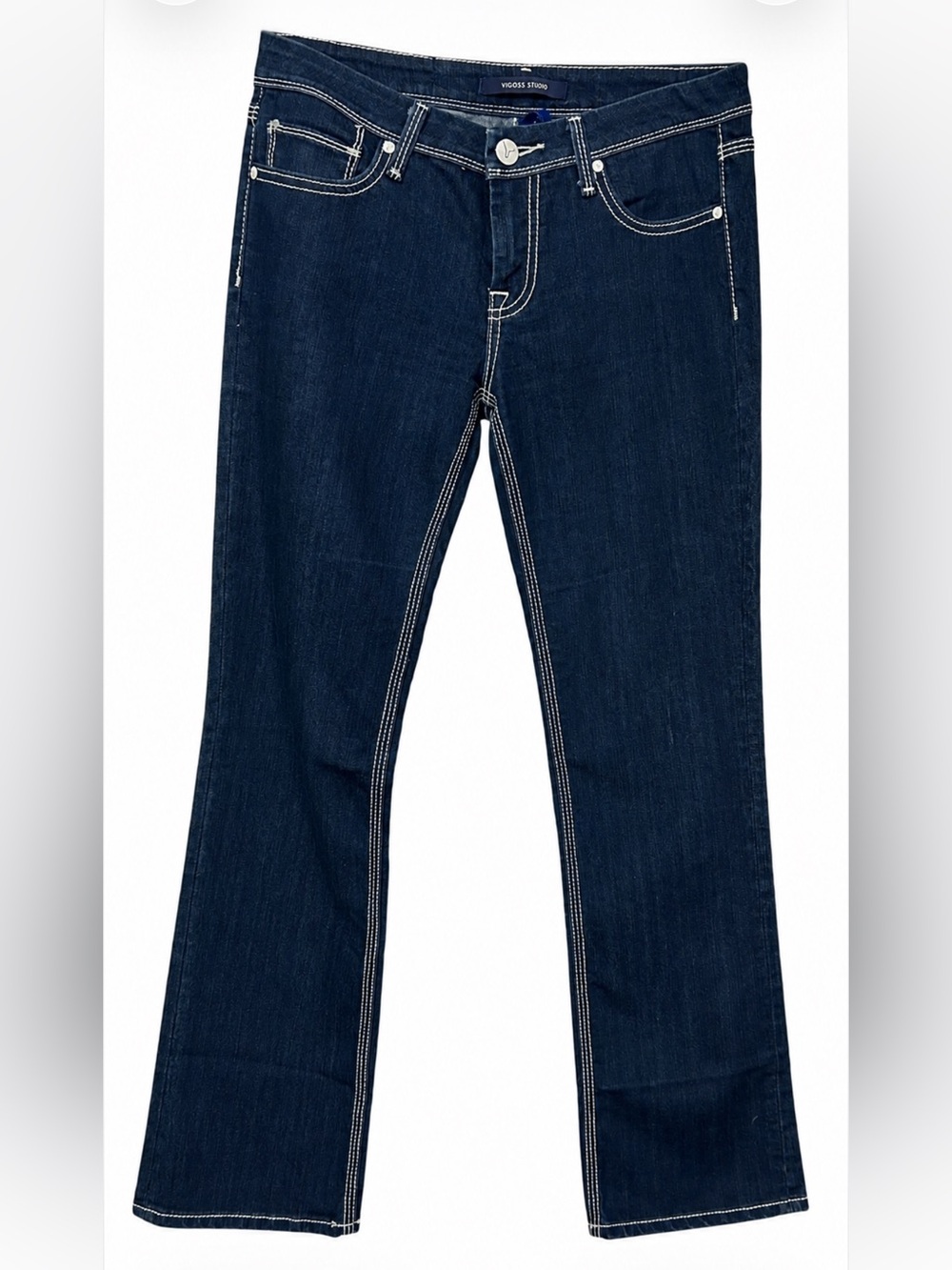 Y2K Vigoss Studio Low Rise Dark Wash Jeans